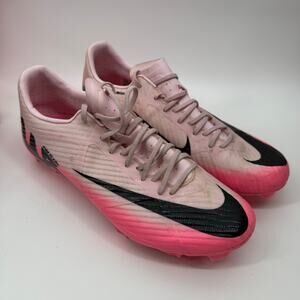 Nike Zoom Mercurial Vapor 15 Elite FG Pink Black Soccer Cleats Mens 8